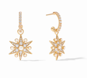Julie Vos Celeste Hoop and Charm Earring Earrings Bailey's Fine Jewelry