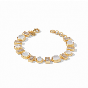 Julie Vos Antonia Tennis Bracelet Iridescent Clear Crystal Bracelets Bailey's Fine Jewelry