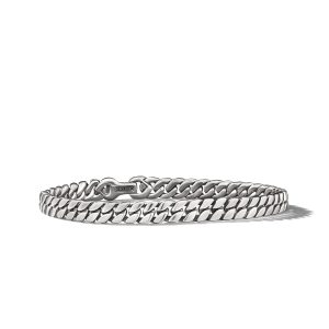 David Yurman 6MM Curb Chain Bracelet, Size Large, Sterling Silver Bracelets Bailey's Fine Jewelry