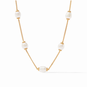 Julie Vos Flora Pearl Delicate Necklace Necklaces & Pendants Bailey's Fine Jewelry