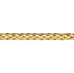 14K Yellow Gold 5.3mm Palm Link Chain Chain Necklace Bailey's Fine Jewelry