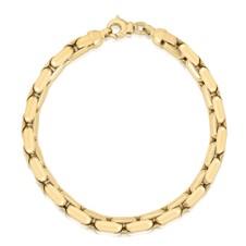 Roberto Coin 18k Yellow Gold Oro Classic Link Chain Bracelet Bracelets Bailey's Fine Jewelry