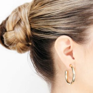 Jennifer Fisher 1" Mini Lilly Hoop Earrings