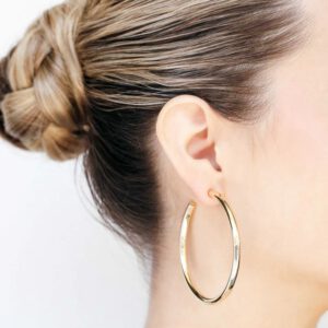 Jennifer Fisher 2" Lilly Hoop Earrings