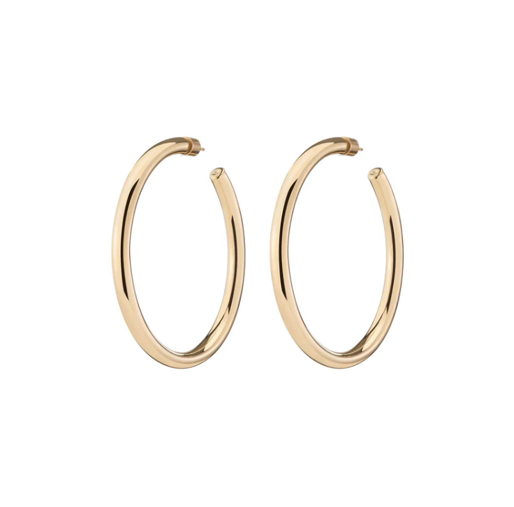 Jennifer Fisher 1.5″ Baby Michelle Hoop Earrings – Bailey's Fine Jewelry