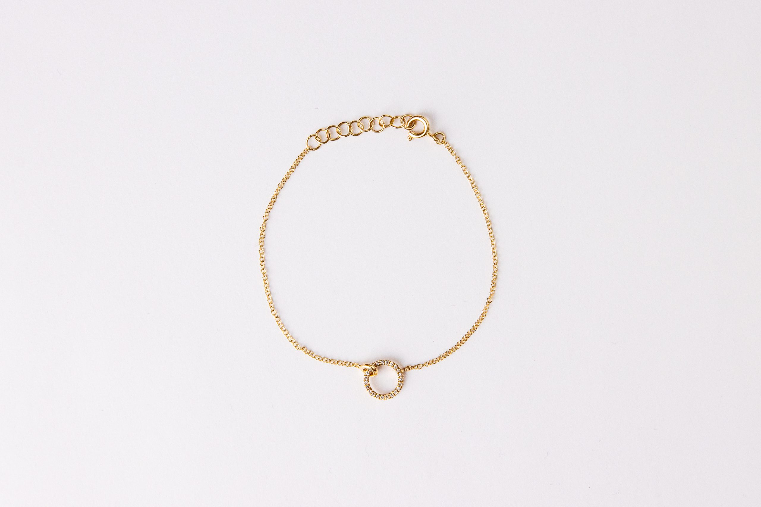 Bailey’s Goldmark Collection Interlocking Circle Diamond Bracelet ...
