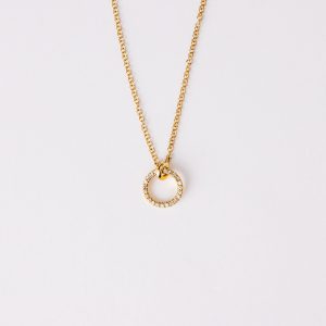 Bailey’s Goldmark Collection Diamond Interlocking Circle Necklace Necklaces & Pendants Bailey's Fine Jewelry