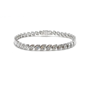 18KT Gold and Marquise Diamond Bracelet Bracelets Bailey's Fine Jewelry