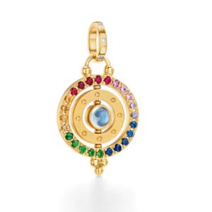 Temple St. Clair 18KT Orbit Pendant Charm Enhancer Bailey's Fine Jewelry