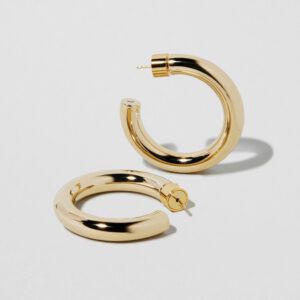 Jennifer Fisher 1″ Samira Mini Hoop Earrings Earrings Bailey's Fine Jewelry