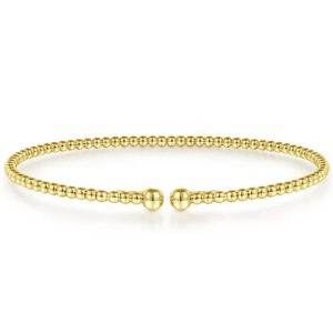 Gabriel 14K Yellow Gold Bujukan Split Bangle Bangle & Cuff Bracelets Bailey's Fine Jewelry