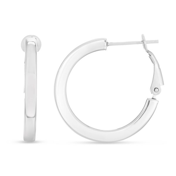 Bailey's Sterling Collection 27MM Polished Hoop Earrings