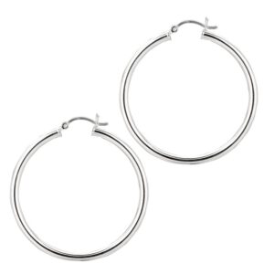 Bailey's Sterling Collection 40MM Hoop Earrings