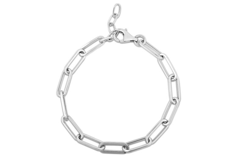 Bailey's Sterling Collection Paperclip Link Bracelet