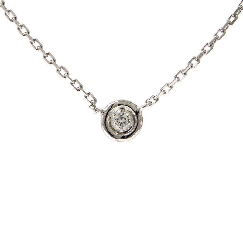 Bailey's Sterling Collection Diamond Bezel Pendant Necklace