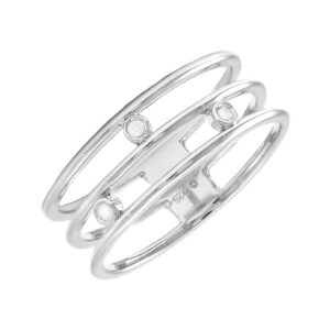 Bailey’s Sterling Collection Diamond Bezel Ring Fashion Rings Bailey's Fine Jewelry