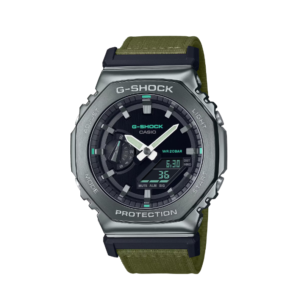 G-Shock Analog-Digital Utility Metal Olive Green Watch Watches Bailey's Fine Jewelry