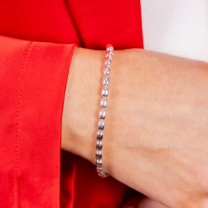 Bailey's Sterling Collection Beaded Stretch Bracelet