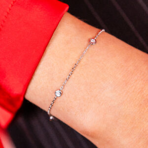 Bailey's Sterling Collection Diamonds by the Yard Bracelet