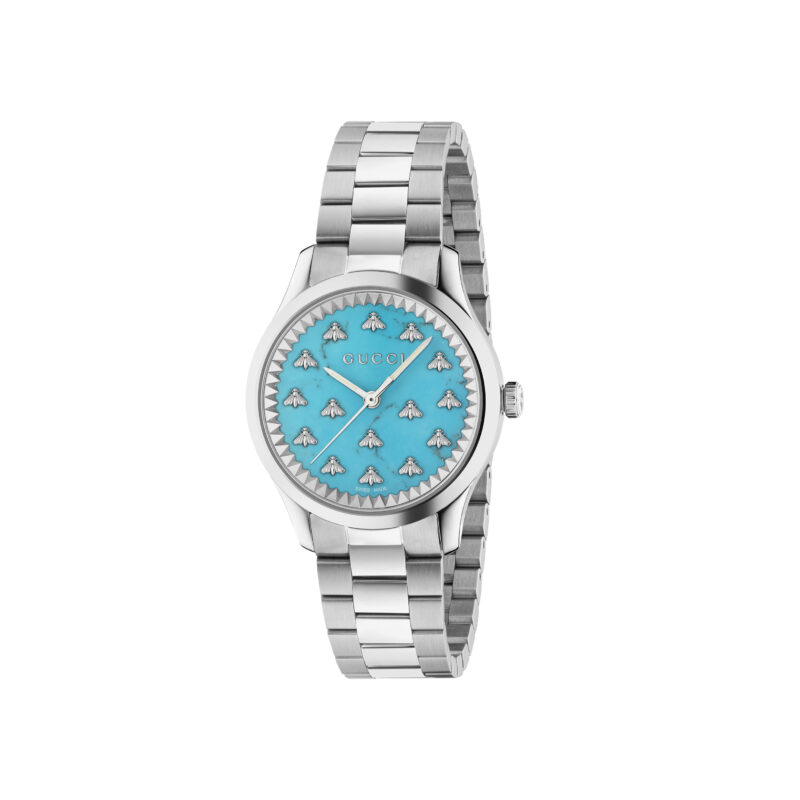 Gucci G-Timeless Turquoise Bee Watch