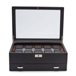 Wolf Roadster 10 Piece Watch Box With Drawer