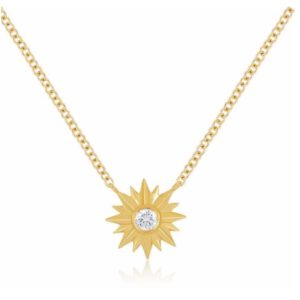Bailey's Icon Collection Starburst Diamond Pendant Necklace