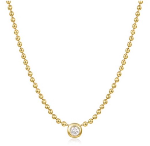 Bailey's Icon Collection Solitaire Diamond Pendant Necklace