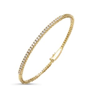 Bailey's Club Collection Diamond Flexible Bangle Bracelet