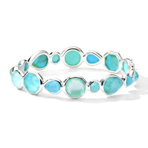 Ippolita Bailey’s Exclusive Rock Candy All-Stone Hinged Bangle in Apulia Bangle & Cuff Bracelets Bailey's Fine Jewelry