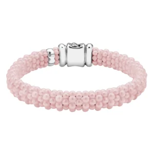 Lagos Pink Caviar Ceramic Beaded Bracelet, 9MM Beaded Bracelets Bailey's Fine Jewelry