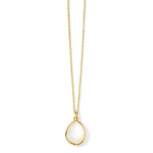 Ippolita Rock Candy Mother of Pearl Mini Teardrop Pendant Necklace in 18K Gold Necklaces & Pendants Bailey's Fine Jewelry