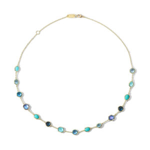 Ippolita Short Confetti Necklace in 18K Gold Waterfall 16-18″ Necklaces & Pendants Bailey's Fine Jewelry