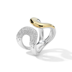 Ippolita Chimera Cherish Large Pavé Cocktail Ring with Diamonds