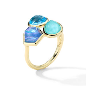 Ippolita 18K Gold Cluster Ring in Waterfall