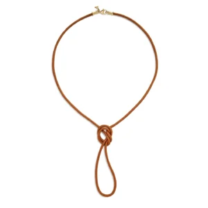 Temple St. Clair 18K Natural Leather Cord Necklace