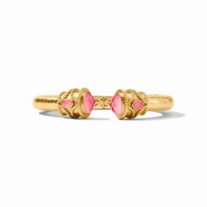 Julie Vos Nassau Demi Cuff in Iridescent Peony Pink Bangle & Cuff Bracelets Bailey's Fine Jewelry