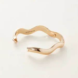 Jenny Bird Ola Gold Bangle Bracelet
