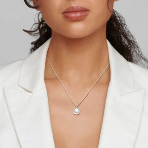 Ippolita Lollipop Mini Pendant Necklace in Sterling Silver with Diamonds