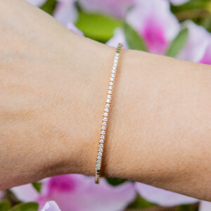 Bailey's Club Collection Diamond Flexible Bangle Bracelet